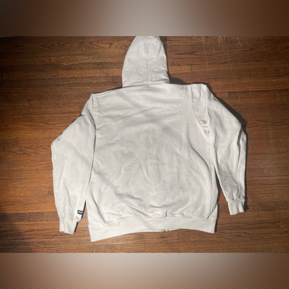 White Heavyweight Anwar Carrots Zip-up Jacket - Picture 3 of 9